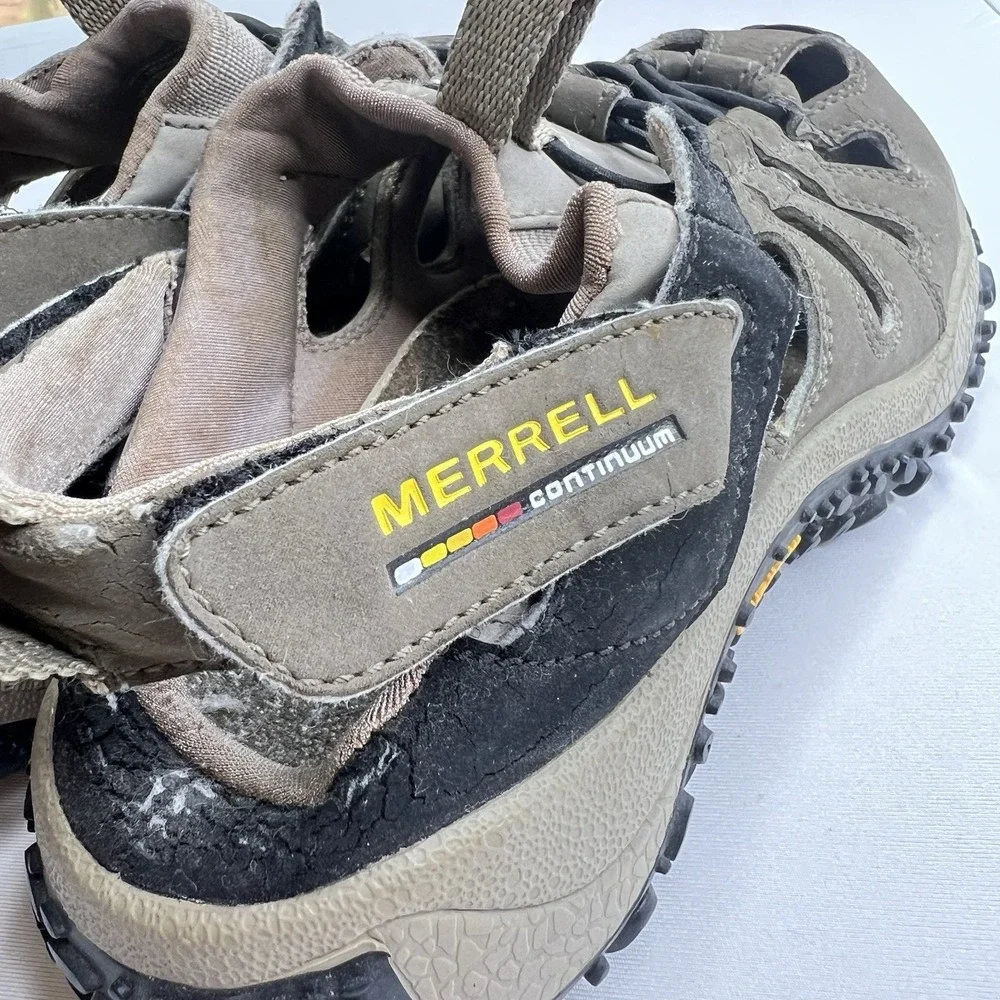 MERRELL Continuum Vibram Youth‎ Junior Hiking Outdoor Sandal Water Shoe Size 2